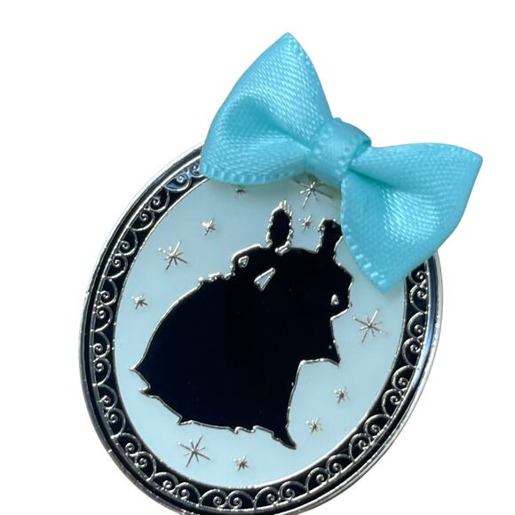 Loungefly Disney Princess and the Frog Tiana Prince Naveen Silhouette Enamel Pin - Picture 1 of 5